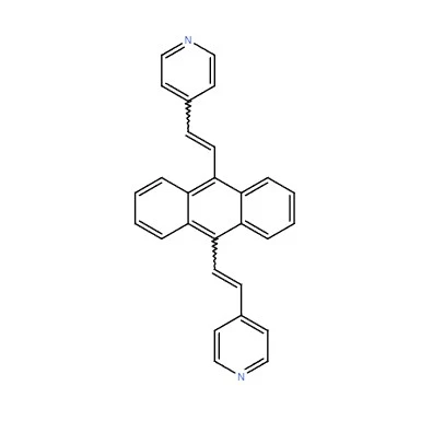 CAS:113308-38-6|9,10-Bis((E)-2-(pyridin-4-yl)vinyl)antracen