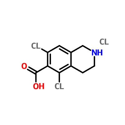 CAS 1289646-93-0|6-Isokinolinkarboxylsyra, 5,7-diklor-1,2,3,4-tetrahydro-, hydroklorid (1:1)
