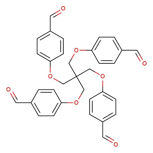 CAS:381670-43-5|4,4'-((2,2-bis((4-formylfenoxi)metyl)propan-1,3-diyl)bis(oxi))dibensaldehyd