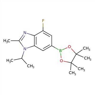CAS:1231930-37-2|4-Fluoro-2-metyl-1-(1-metyletyl)-6-(4,4,5,5-tetrametyl-1,3 ,2-dioxaborolan-2-yl)-1H-bensimidazol