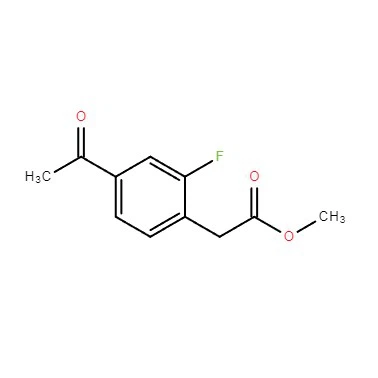 CAS:2089292-03-3|Metyl 2-(4-acetyl-2-fluorfenyl)acetat