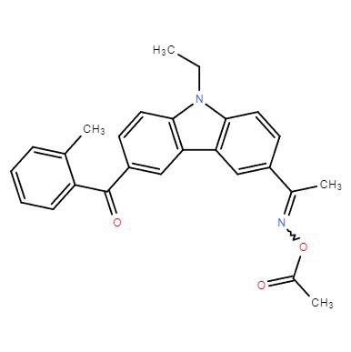 CAS:478556-66-0|1-[9-Etyl-6-(2-metylbensoyl)-9H-karbazol-3-yl]etanon 1-(O-acetyloxim )