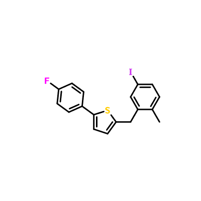 CAS 898566-17-1|2-(4-Fluorfenyl)-5-[(5-jod-2-metylfenyl)metyl]tiofen