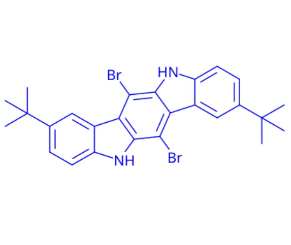 CAS:2254159-32-3|6,12-dibromo-2,8-di-tert-butyl-5,11-dihydroindolo[3,2-b]-carbazole