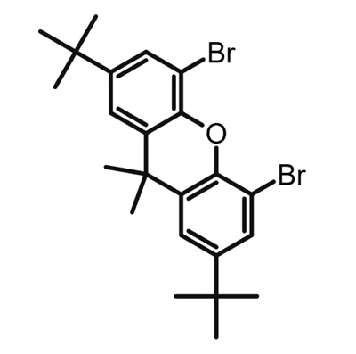 CAS:130525-43-8丨4,5-DIBROMO-2,7-DI-TERT-BUTYL-9,9-DIMETHYLXANTHENE